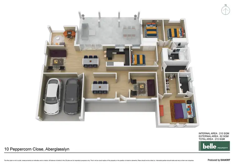 Floorplan of Homely house listing, 10 Peppercorn Close, Aberglasslyn NSW 2320