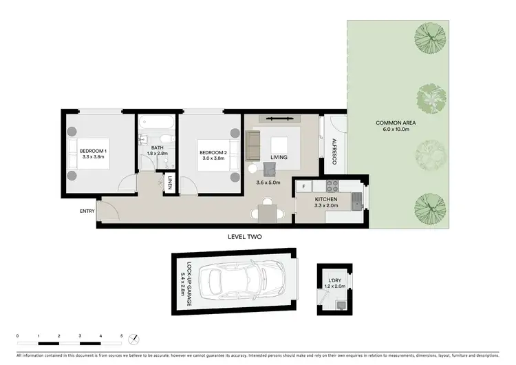 Floorplan of Homely apartment listing, 3/3 Hill Street, Coogee NSW 2034