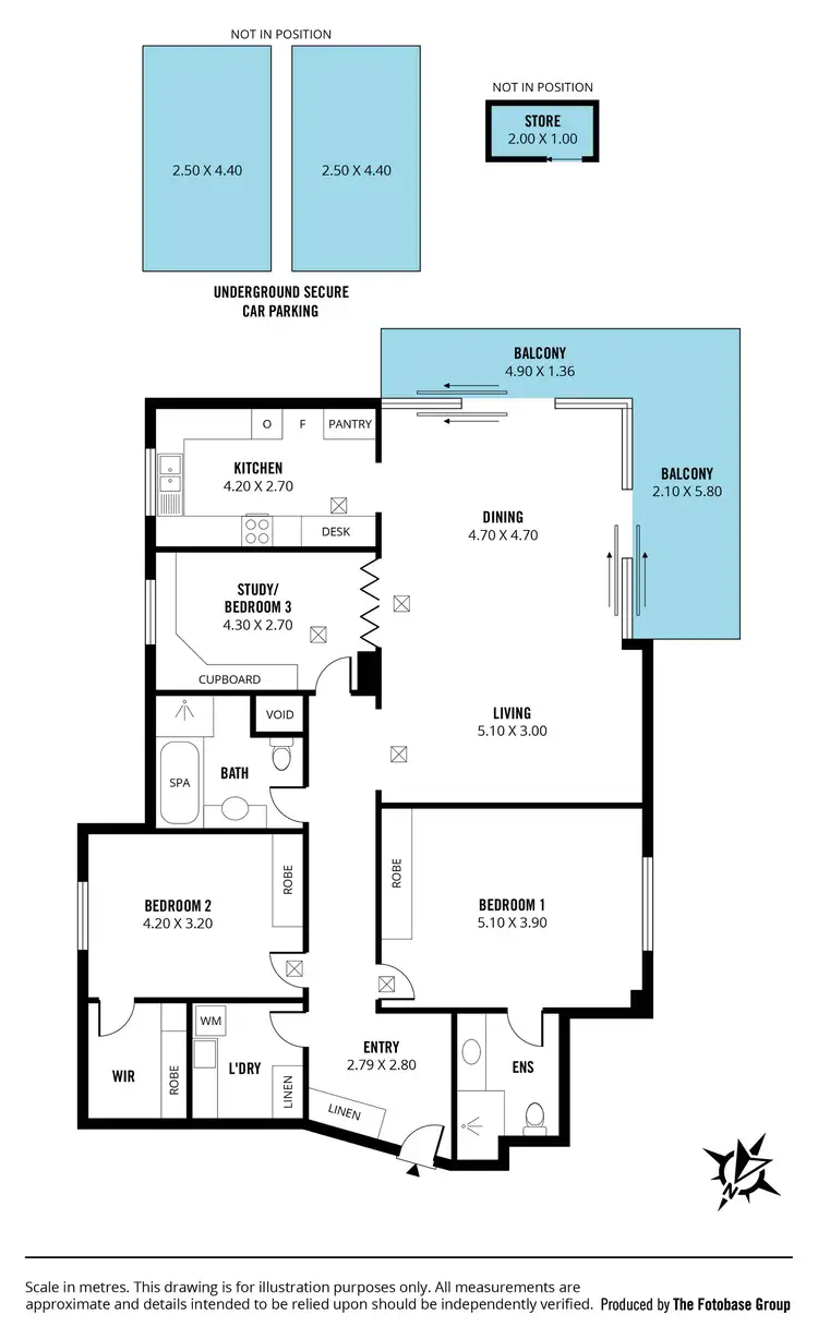 Floorplan of Homely apartment listing, 8a/19-20 South Esplanade, Glenelg SA 5045