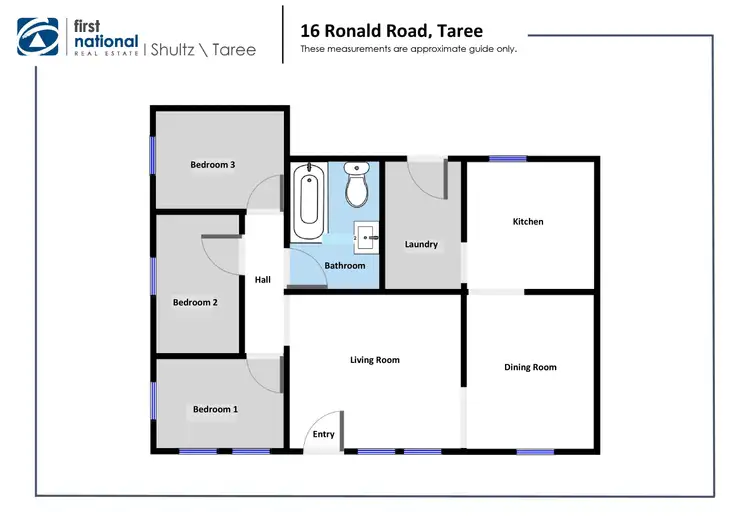 Floorplan of Homely house listing, 16 Ronald Road, Taree NSW 2430