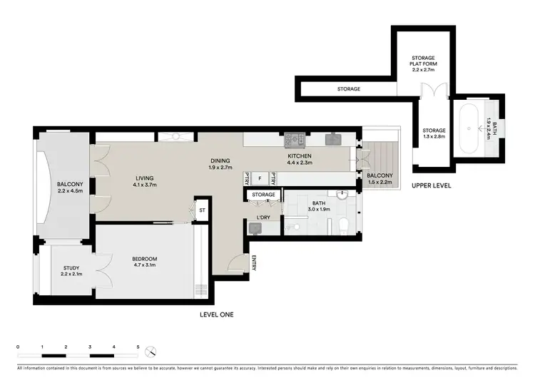 Floorplan of Homely apartment listing, 4/24 Robe Street, St Kilda VIC 3182