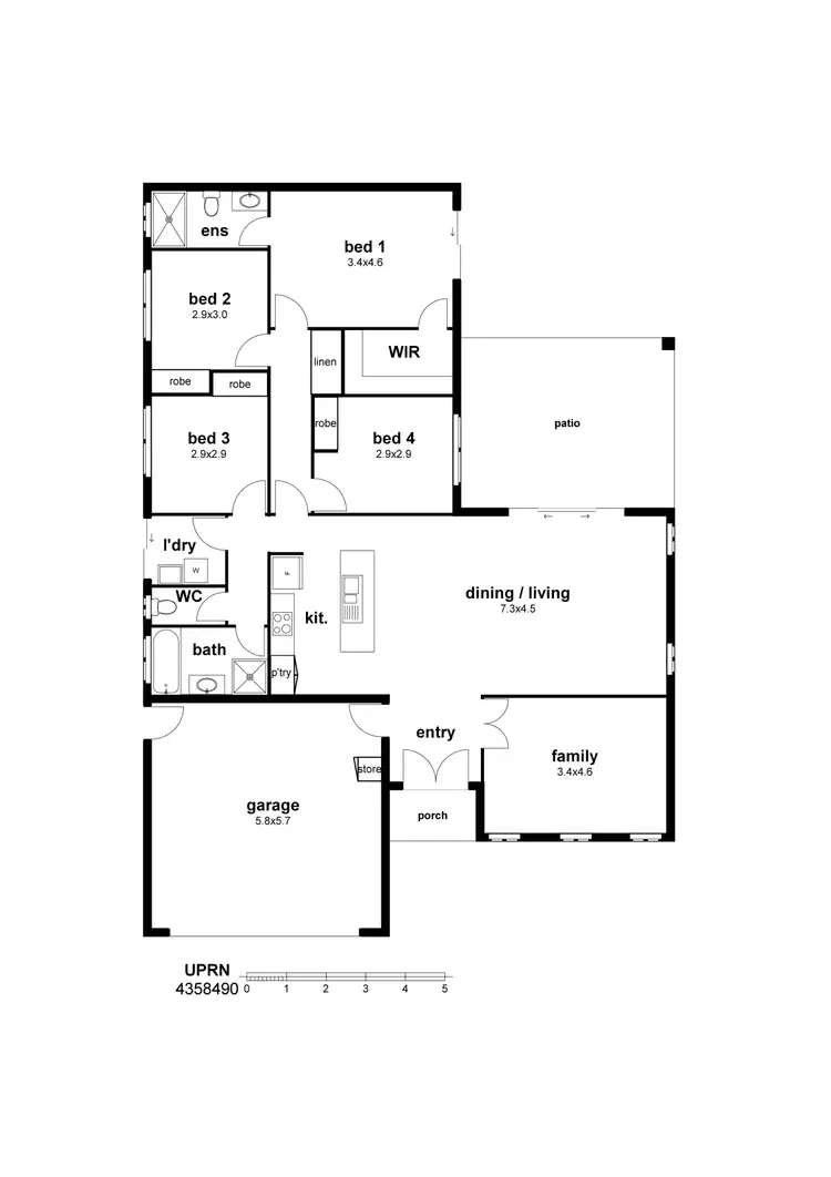 Floorplan of Homely house listing, Address available on request