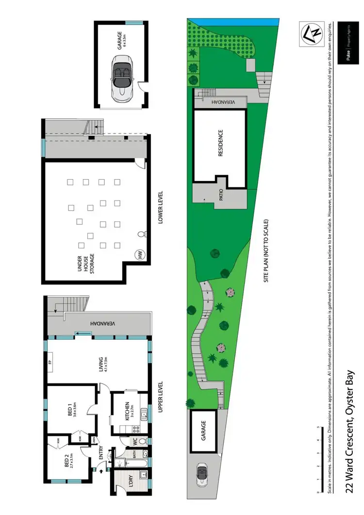 Floorplan of Homely house listing, 22 Ward Crescent, Oyster Bay NSW 2225