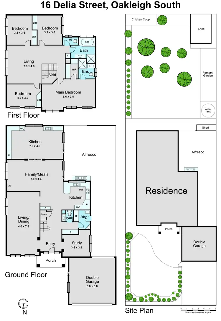 Floorplan of Homely house listing, 16 Delia Street, Oakleigh South VIC 3167