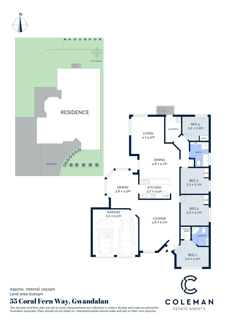 Floorplan of Homely house listing, 55 Coral Fern Way, Gwandalan NSW 2259