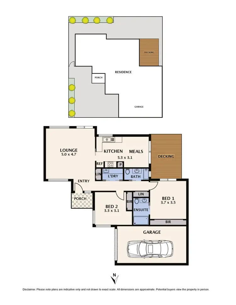 Floorplan of Homely unit listing, 2/43 Churchill Avenue, Reservoir VIC 3073