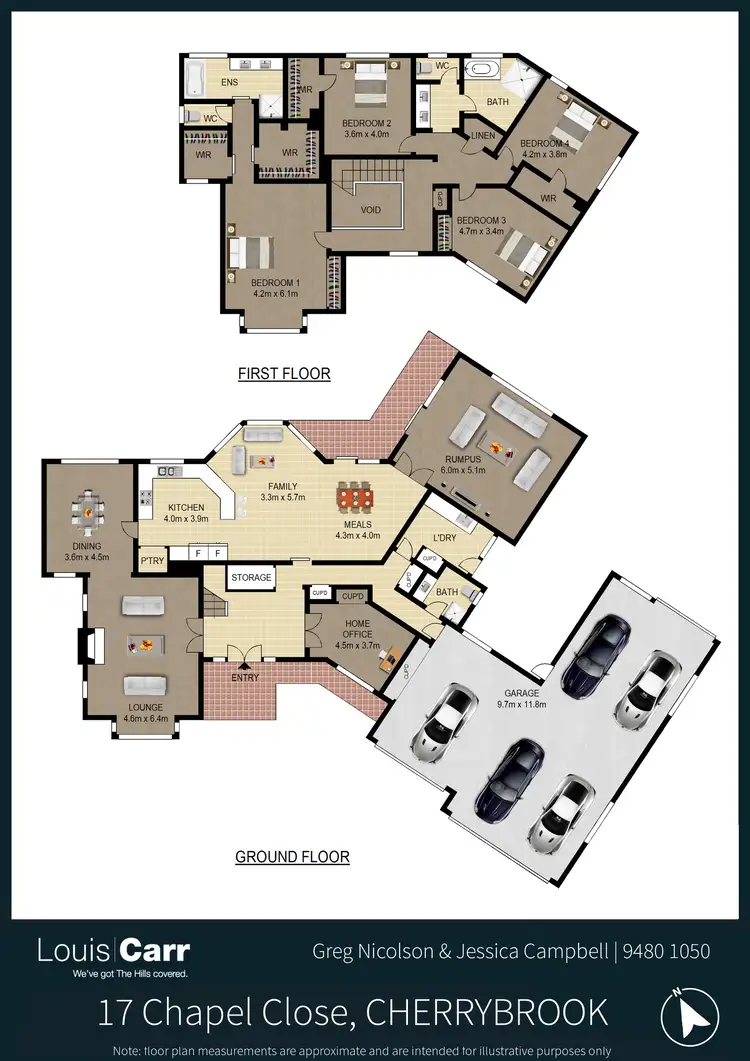 Floorplan of Homely house listing, 17 Chapel Close, Cherrybrook NSW 2126