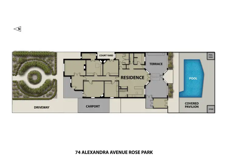 Floorplan of Homely house listing, 74 Alexandra Avenue, Rose Park SA 5067