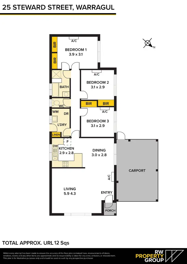 Floorplan of Homely house listing, 25 Steward Street, Warragul VIC 3820