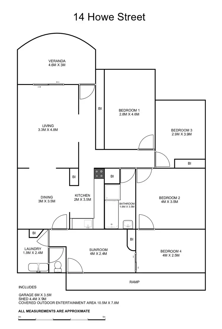 Floorplan of Homely house listing, 14 Howe Street, Grafton NSW 2460