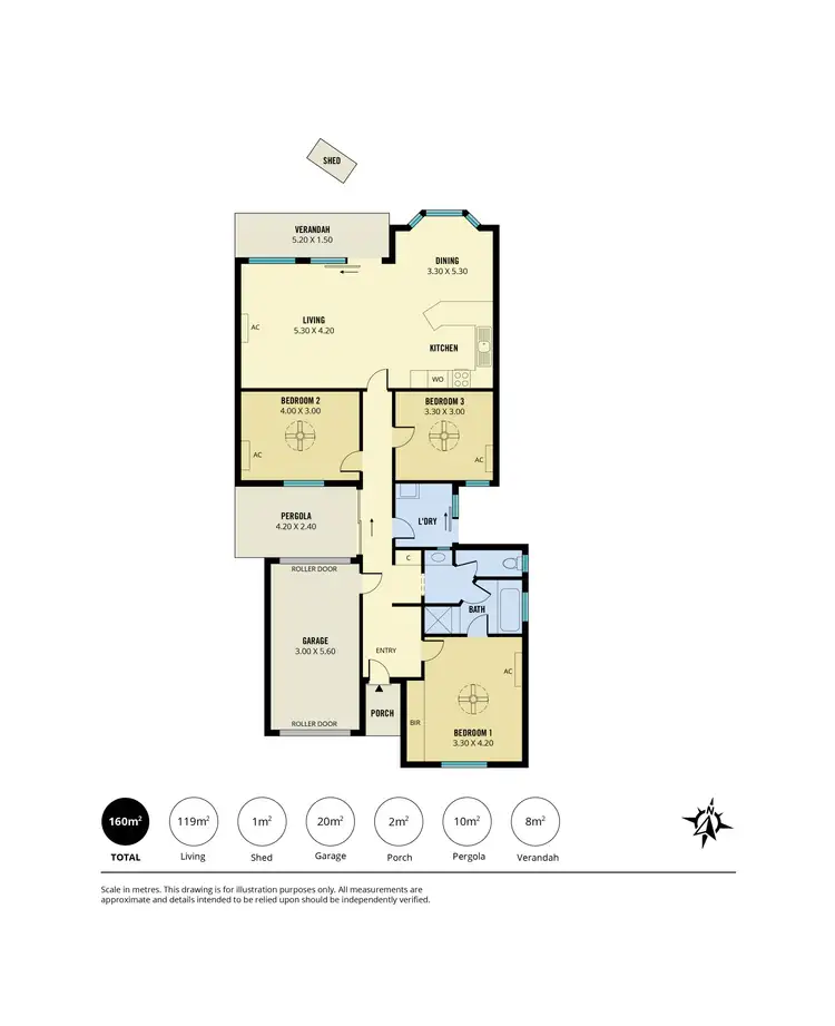 Floorplan of Homely house listing, 5 Lynton Avenue, Mitchell Park SA 5043