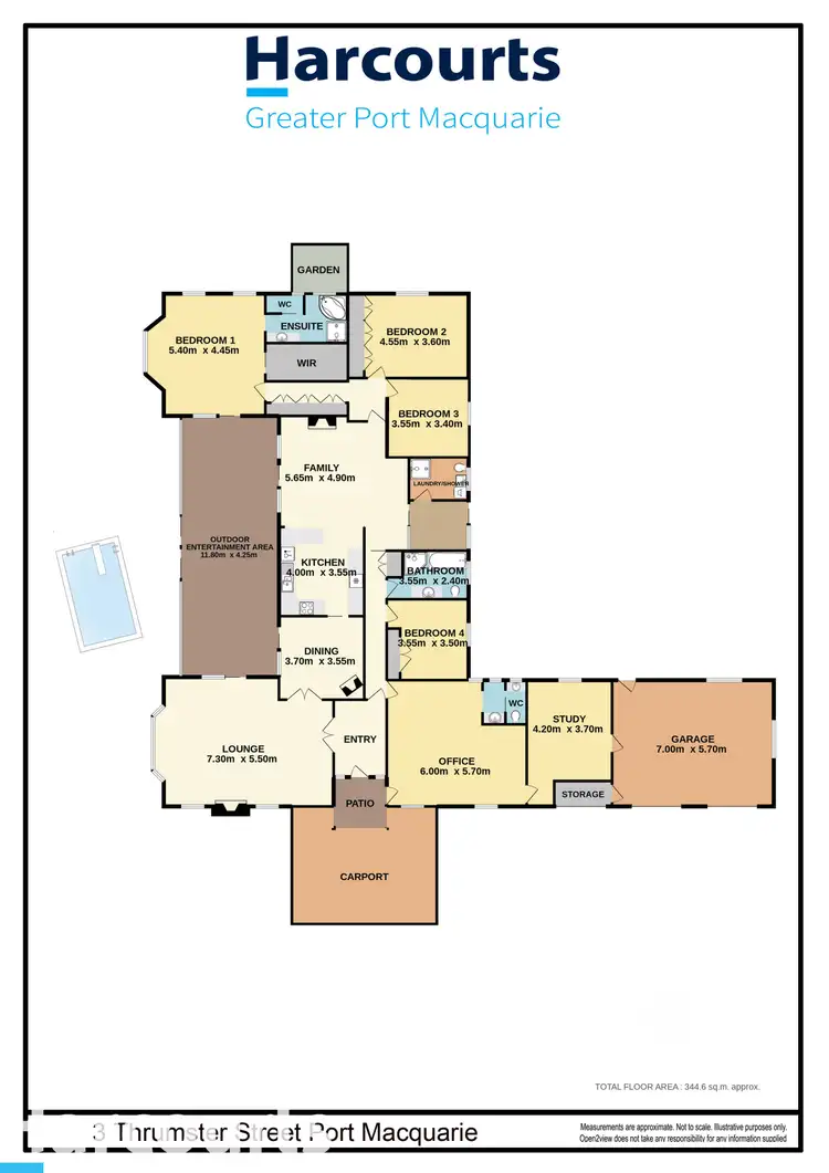 Floorplan of Homely rural property listing, 3 Thrumster Street, Thrumster NSW 2444