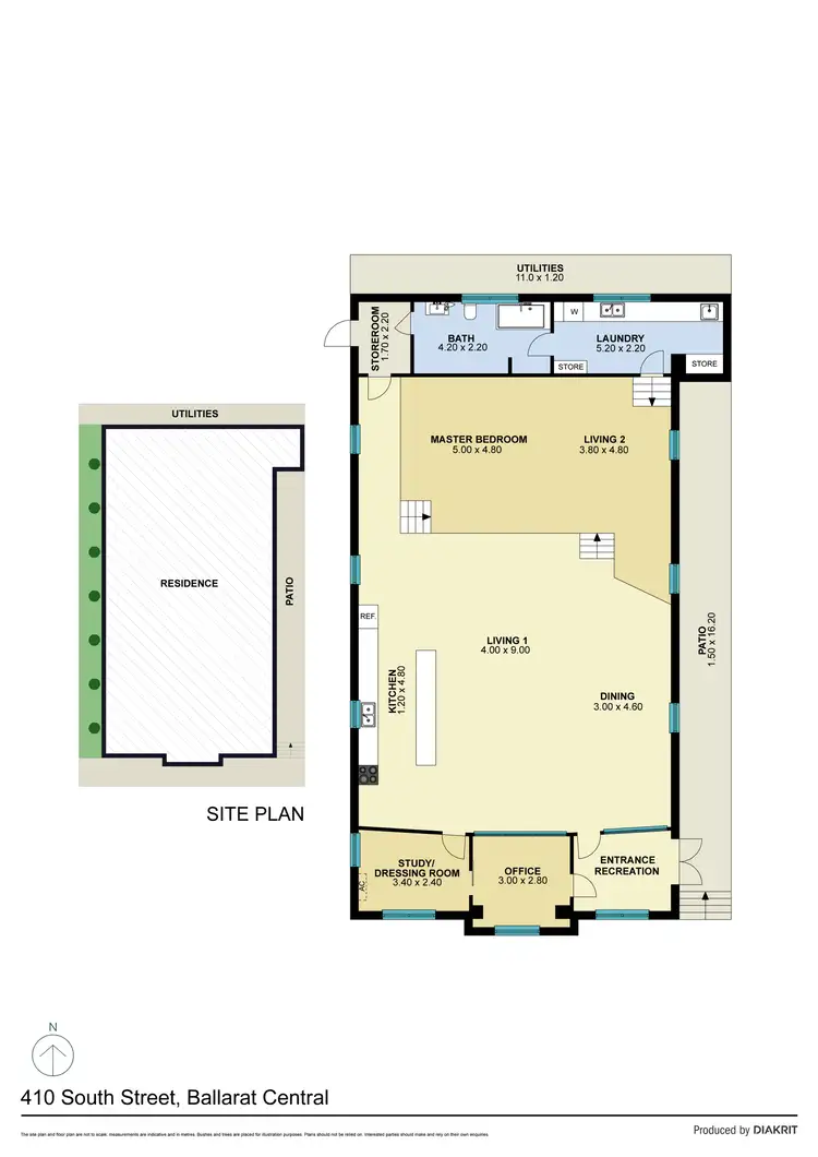Floorplan of Homely house listing, 410 South Street, Ballarat Central VIC 3350