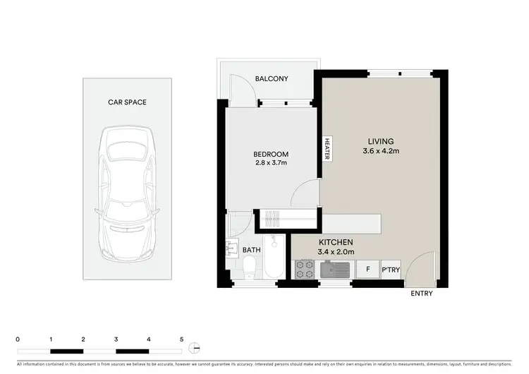 Floorplan of Homely apartment listing, 28/250 Dandenong Road, St Kilda East VIC 3183