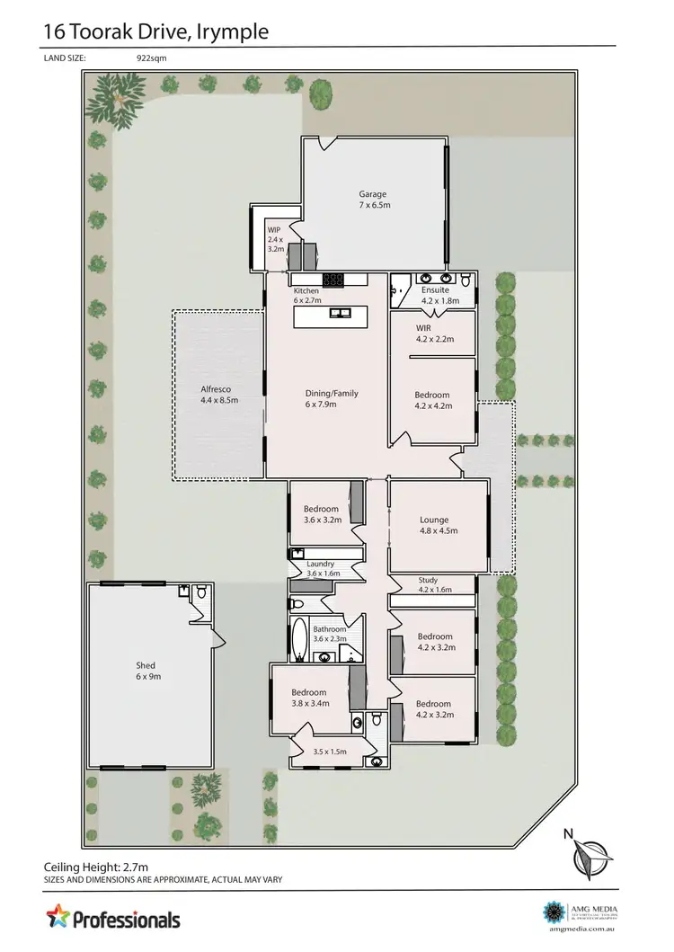 Floorplan of Homely house listing, 16 Toorak Drive, Irymple VIC 3498