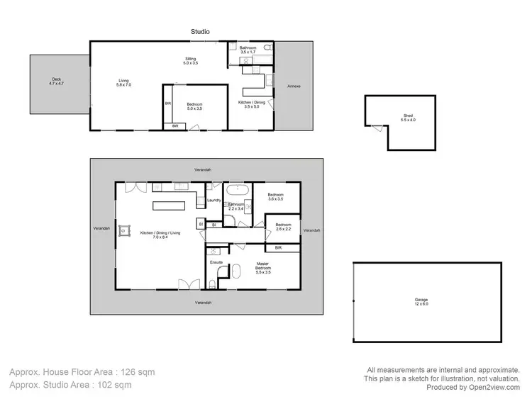 Floorplan of Homely house listing, 17 Alomes Road, Forcett TAS 7173