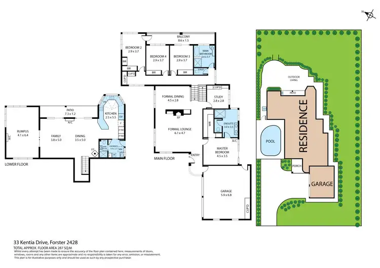 Floorplan of Homely house listing, 33 Kentia Drive, Forster NSW 2428