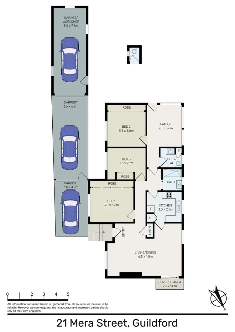 Floorplan of Homely house listing, 21 Mera Street, Guildford NSW 2161