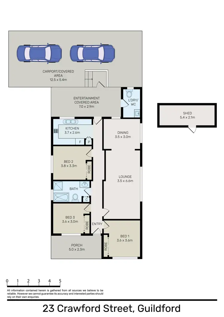Floorplan of Homely house listing, 23 Crawford Street, Guildford NSW 2161