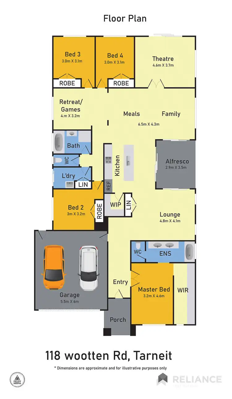 Floorplan of Homely house listing, 118 Wootten Road, Tarneit VIC 3029