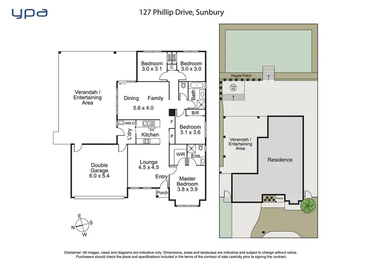 Floorplan of Homely house listing, 127 Phillip Drive, Sunbury VIC 3429