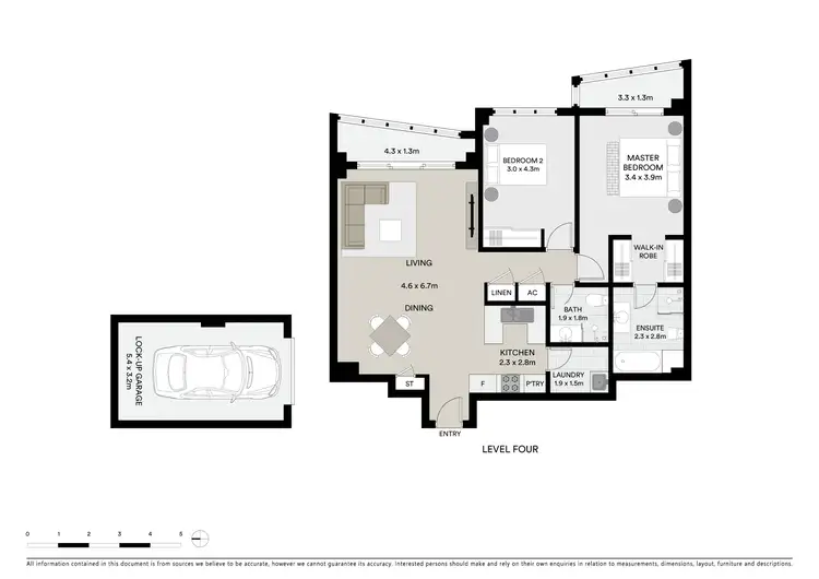 Floorplan of Homely apartment listing, 302/83 Dalmeny Avenue, Rosebery NSW 2018