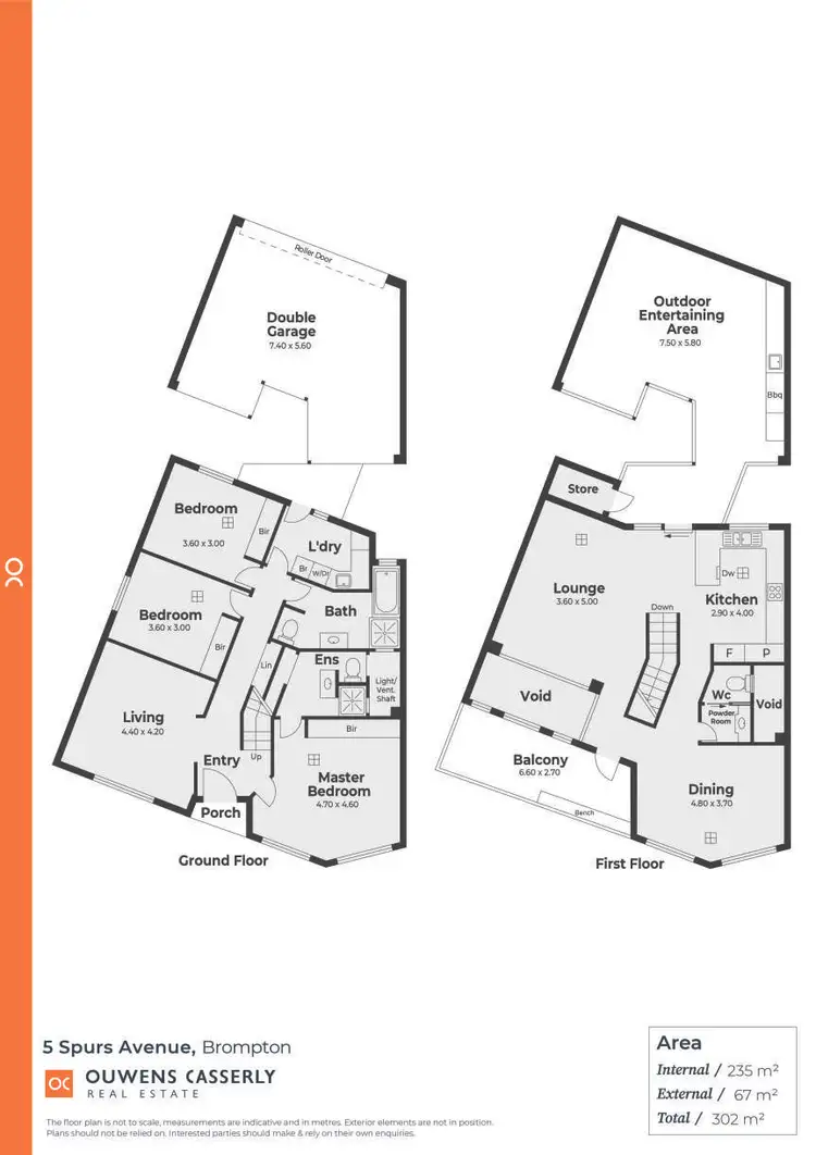 Floorplan of Homely house listing, 5 Spurs Avenue, Brompton SA 5007