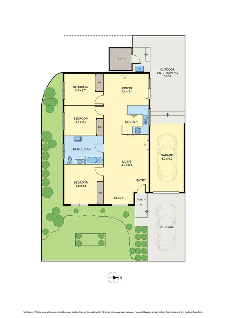 Floorplan of Homely unit listing, 1/39 Danin Street, Pascoe Vale VIC 3044