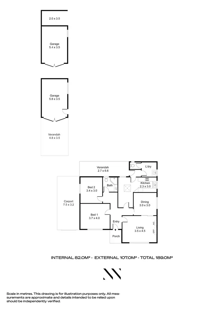 Floorplan of Homely house listing, 38 English Avenue, Clovelly Park SA 5042