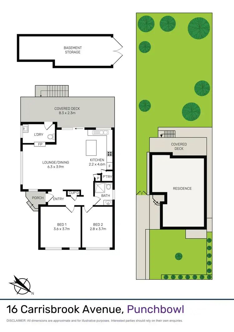 Floorplan of Homely house listing, 16 Carrisbrook Avenue, Punchbowl NSW 2196
