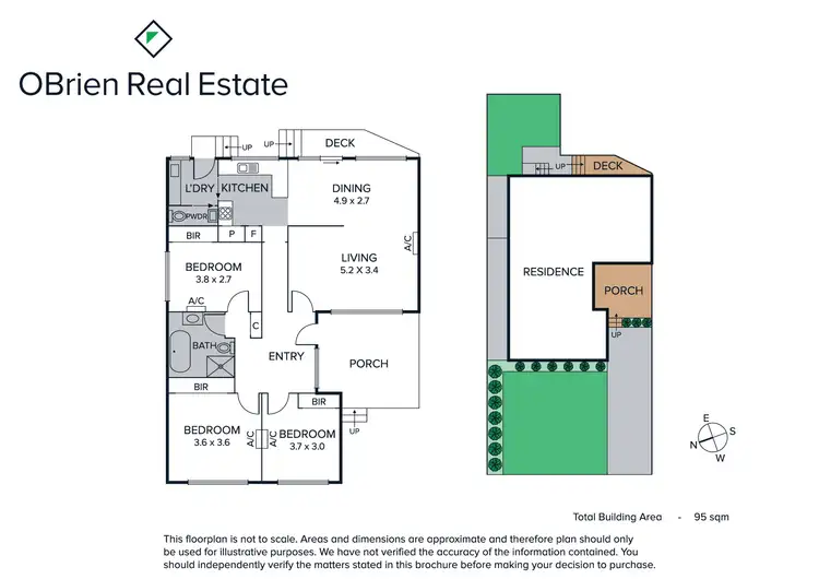 Floorplan of Homely townhouse listing, 54a Herald Street, Cheltenham VIC 3192