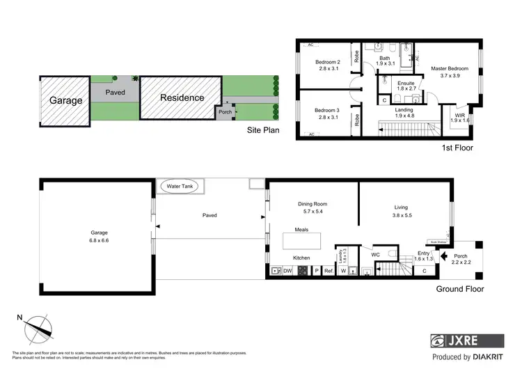 Floorplan of Homely townhouse listing, 29 Evergreen Boulevard, Clayton South VIC 3169