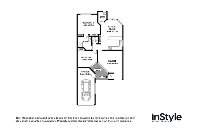 Floorplan of Homely townhouse listing, 15/35 Crisp Circuit, Bruce ACT 2617