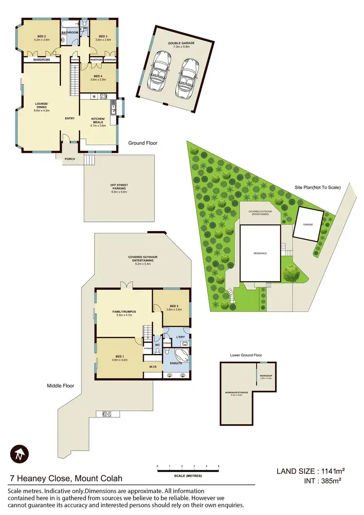 Floorplan of Homely house listing, 7 Heaney Close, Mount Colah NSW 2079