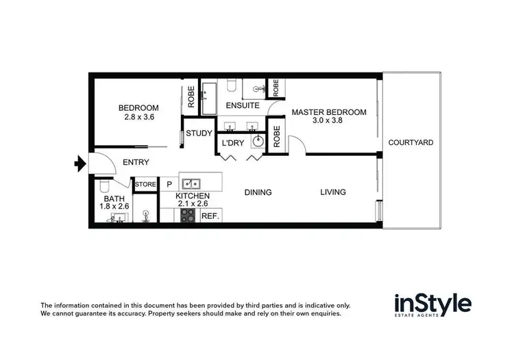 Floorplan of Homely apartment listing, 117/6 Cape Street, Dickson ACT 2602