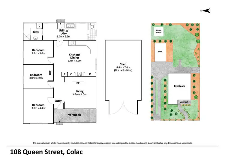 Floorplan of Homely house listing, 108 Queen Street, Colac VIC 3250
