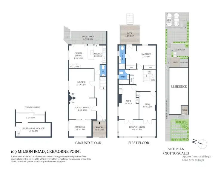 Floorplan of Homely house listing, 109 Milson Road, Cremorne Point NSW 2090