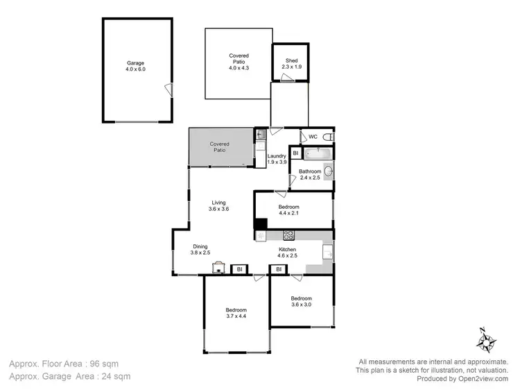 Floorplan of Homely house listing, 18 Esplanade, Carlton River TAS 7173