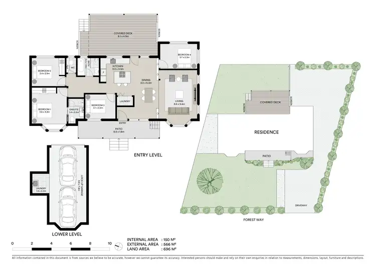 Floorplan of Homely house listing, 81 Forest Way, Frenchs Forest NSW 2086