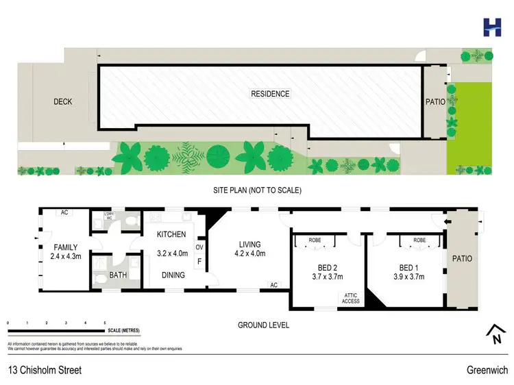 Floorplan of Homely house listing, 13 Chisholm Street, Greenwich NSW 2065