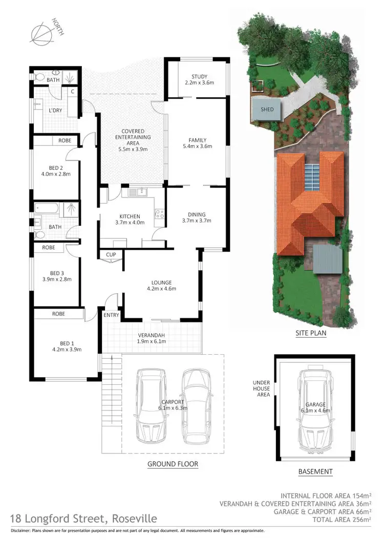 Floorplan of Homely house listing, 18 Longford Street, Roseville NSW 2069