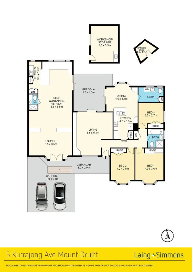 Floorplan of Homely house listing, 5 Kurrajong Avenue, Mount Druitt NSW 2770