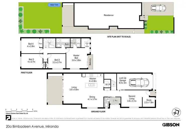 Floorplan of Homely semi-detached listing, 20A Bimbadeen Avenue, Miranda NSW 2228