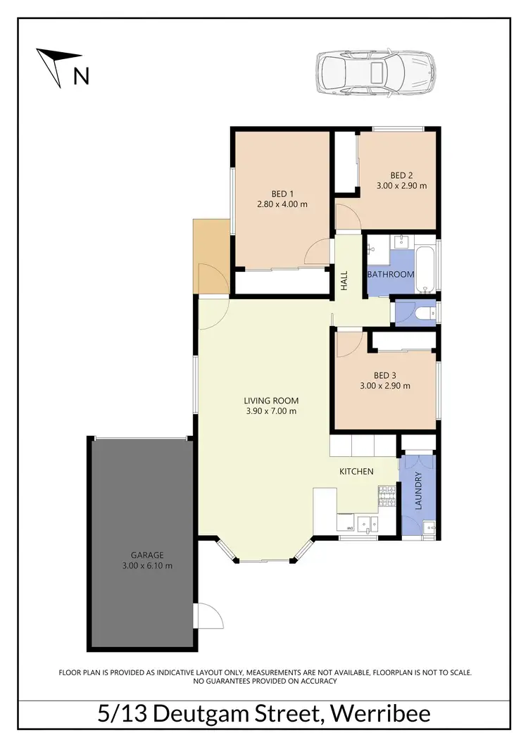 Floorplan of Homely unit listing, 5/13 Deutgam Street, Werribee VIC 3030