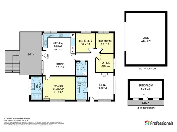 Floorplan of Homely house listing, 14 Giffords Road, Warburton VIC 3799