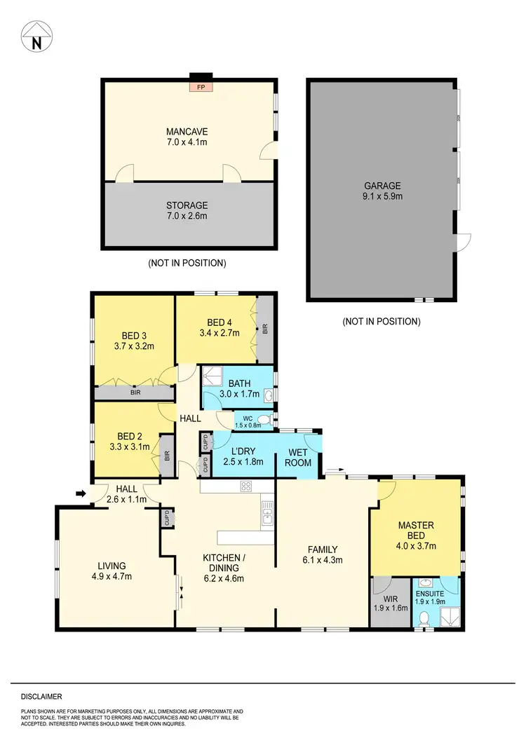 Floorplan of Homely house listing, 19 Deborah Court, Haddon VIC 3351
