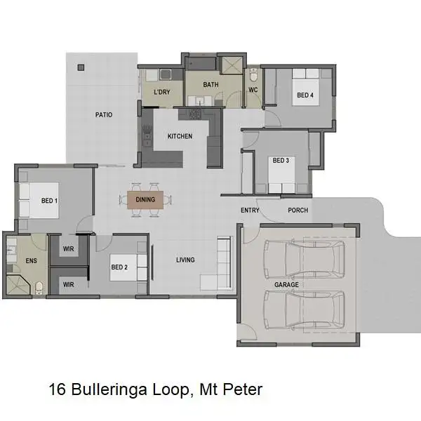 Floorplan of Homely house listing, 16 Bulleringa Loop, Mount Peter QLD 4869