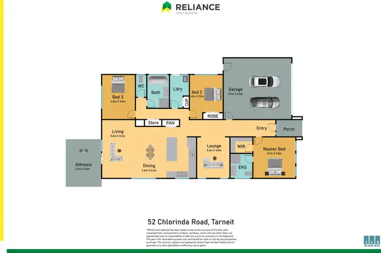 Floorplan of Homely house listing, 52 Chlorinda Road, Tarneit VIC 3029