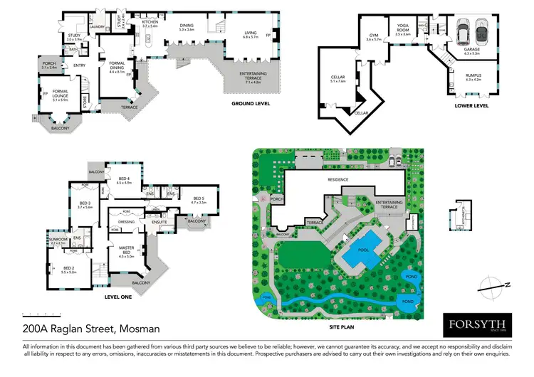 Floorplan of Homely house listing, 200A Raglan Street, Mosman NSW 2088