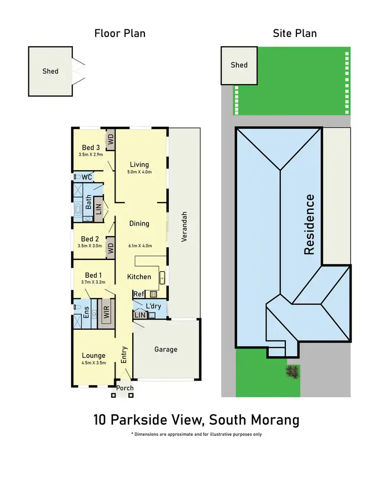 Floorplan of Homely house listing, 10 Parkside View, South Morang VIC 3752